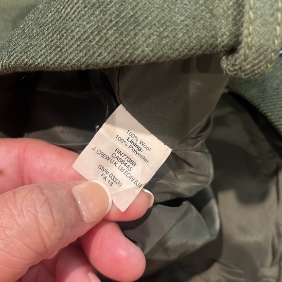 Olive Green Skirt with Gold Accents - Picture 5 of 5